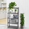 Ladder Shelf Rack 5-Tier Metal Bookcase Storage Rack Shelves 40