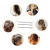 200 Horquillas Para Cabello 6 Cm Peinados Peluquería Belleza