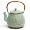 Toptier Tea Kettle for Stove Top, Cast Iron Teapot Stovetop