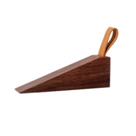Akaaka Door Stopper, Wooden Entrance Door Opening, Indoor, Living Room, Store, Office, Door, Insert, Stylish, Simple Door Stop (Brown, 1 Piece)