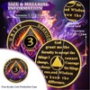 Purple Flame 3 Year Sobriety Coin Three Year Sobriety Coins