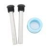 2 Pieces Hot Water Anodes Magnesium Thread Extend Heating Device