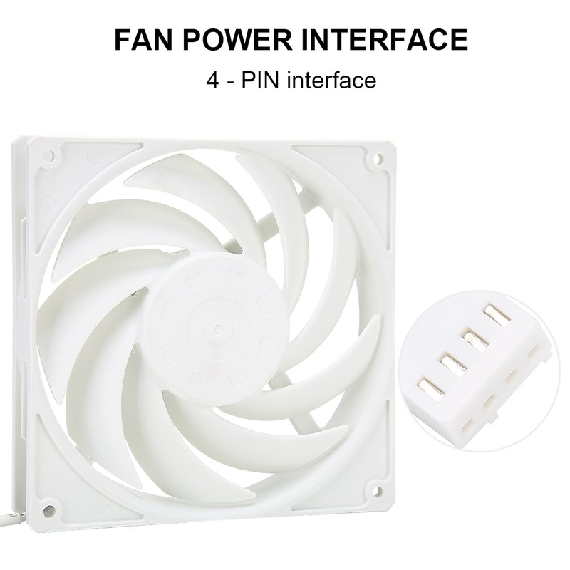 F140 Computer CPU Cool Cooling Fan 14cm Low Noise Desktop