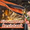 QeeLink TIG Welding Torch Cable Cover Flame Resistant Leather Brown