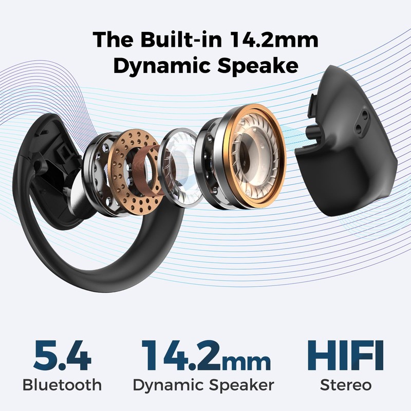 MINISO X15 PRO Translation Earbuds Open Ear Headphone Bluetooth 5.4
