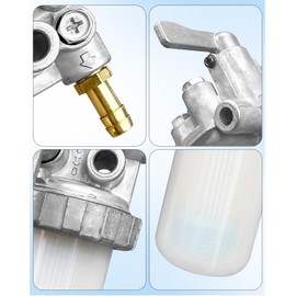 724160-55200 Long Fuel Filter Valve Assembly Fit for Yanmar Tractor YMG2000 YMG1800 220 250 276 330 336 1802 1820 2001 2002 2020 2202 2220 2301 2402 2420 2610 2620 2820 3220 3810 4220 4300