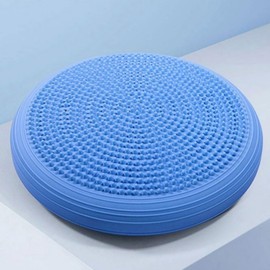 Reversible Non-Slip Balance Cushion for Yoga & Core Workouts Massage Sky Blue 10ea