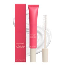 Cactus Fruit 3-in-1 Hair Styling Cream & Taming Wand, Flyaway Control & Frizz Smoothing Styling Balm with Natural Oils,Styling Gel Finishing Stick for Frizz Control for All Hair Types,Travel Size