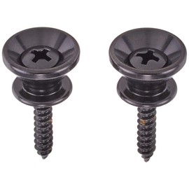 GOTOH Strap Pin, Fender Type, Set of 2, Black (PEP-B2B) EP-B2B