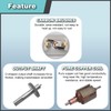 JYUDAUFU DC 12V 12RPM Gear Micro Motor High Torque Electric