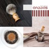 Easy Raku® Beard Brush Shaving Brush Set of 3 Pure