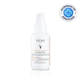 VICHY Protector Solar Facial UV-Age Daily Anti-Edad con Color FPS50 Vichy Capital Soleil 40 ml