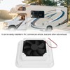 RV Side Vents 12V White Unidirectional Dustproof Strong Wind Cooling