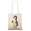 Mr. & Mrs. Panda Penguin Ladybird Tote Bag, Gift, Jute