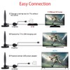120 Mile High Definition Digital Indoor TV Antenna Smart Signal