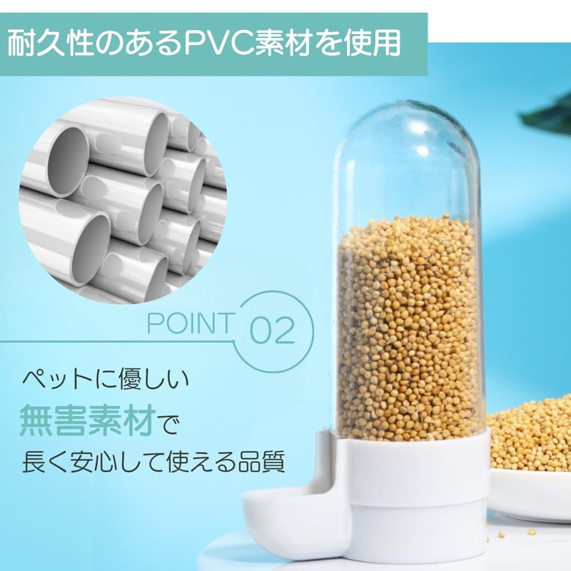 I'm so happy Bird Feeder Water Jug Automatic Feeder Water