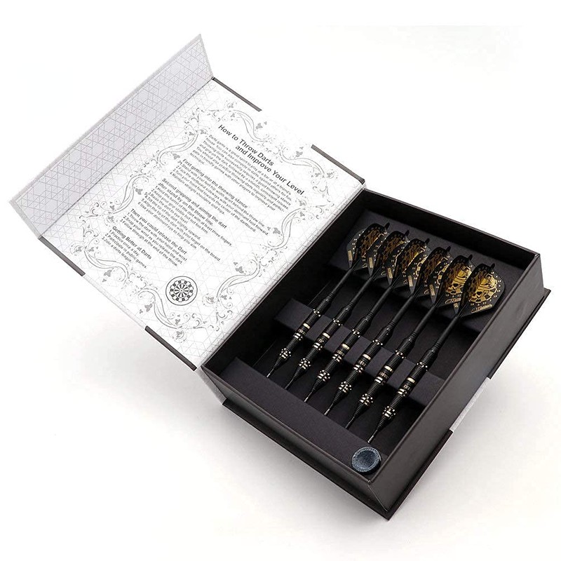 CUESOUL JAZZ-METAL 21g Steel Tip Black Coated Brass Dart Set
