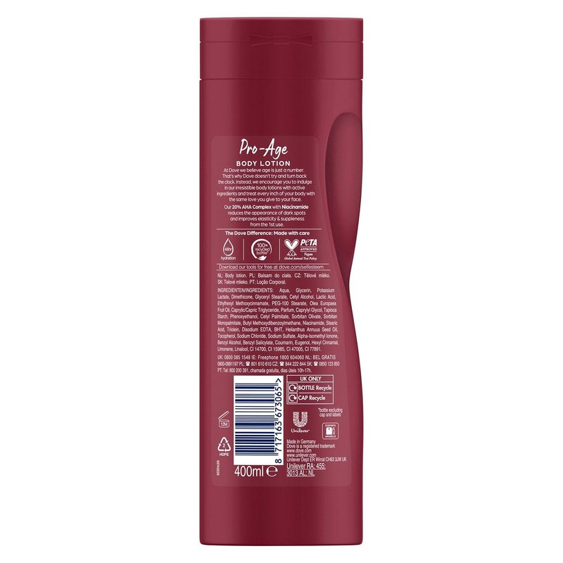Dove Pro Age Care Body Lotion 400 ml