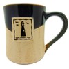 Cape Shore 16 Ounce Stoneware Partial Glaze Pottery Mug (Lighthouse)