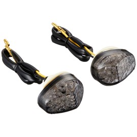 Kijima 219-3035 Motorcycle Turn Signal LED Turn Signal Kit YZF-R25 / YZF-R3 Front Left and Right Set Smoke for Yamaha Cars