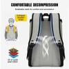 Large Capacity Insulated Cooling Backpack Waterproof Picnic Cooler Bag Blue