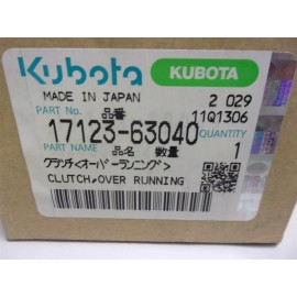Kubota 17123-63040 GENUINE OEM KUBOTA OVER RUNNING CLUTCH D1703 D1803 V2203 V2403