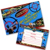 Nerf Gun Party Invitations Pack & Envelopes (WRITE ON) PACK