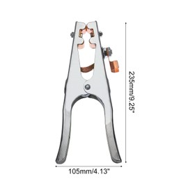 MECCANIXITY 1000A Welding Ground Clamp, A-Shape Welder Machine Grounding Clamp Earth Ground Cable Wire Clip Iron Chrome Plated for Welding Machine