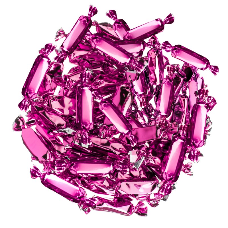 Candy Envy - Individually Wrapped Caramels - Hot Pink Wrapper