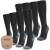 SONORAN 4 Pairs Compression Socks Women & Men 20-30 mmHg