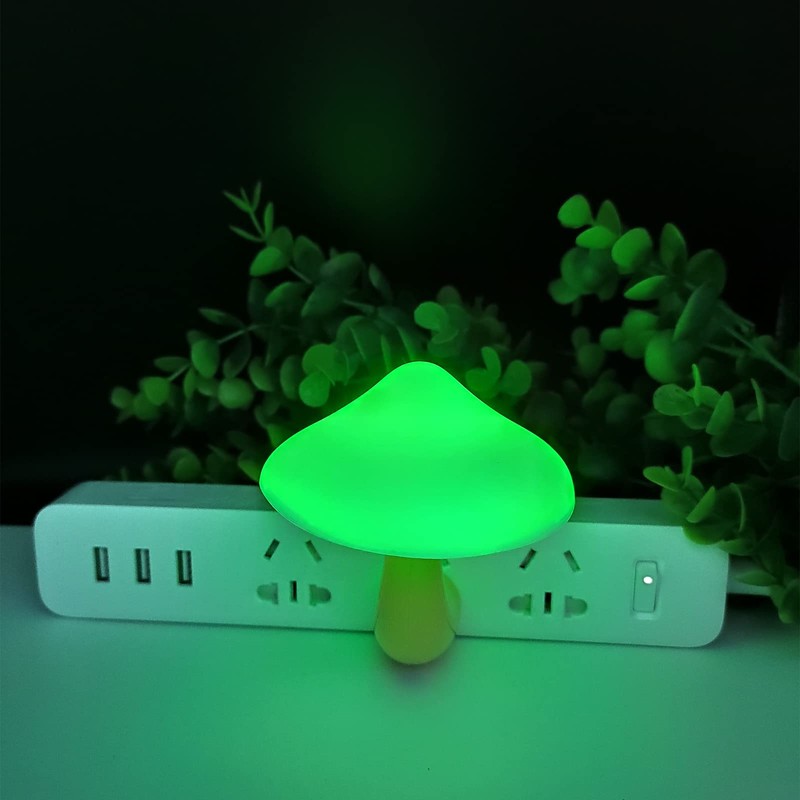 AUSAYE 4 Pack Plug in Night Light, Mushroom Light LED