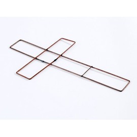 10 x Flat Wire Frame Crosses for Christmas Floristry Wreath Making 18 Inch