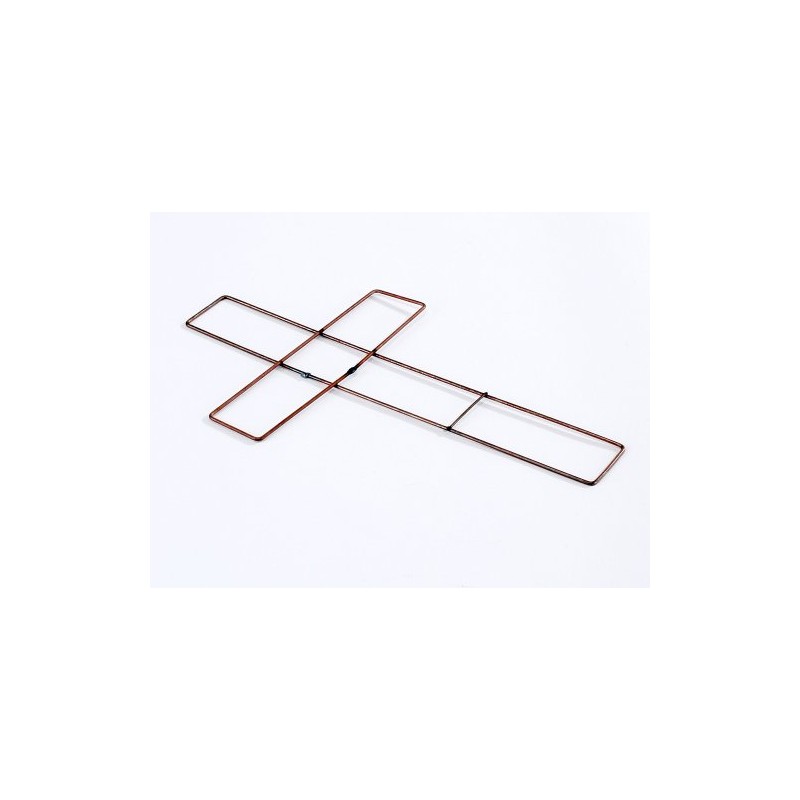 10 x Flat Wire Frame Crosses for Christmas Floristry Wreath