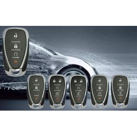 Funda de llave inteligente de reemplazo para 2017-2018 Chevy Bolt 2018-2020 Equinox 2017-2020 Trax 2018-2020 Sónico 2016-2019 Volt Cruze Cubierta de llave de entrada sin llave