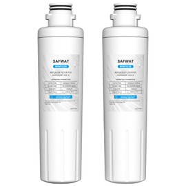 SAFWAT MIWF6200 Twist-in Refrigerator Water Filter Replacement for Midea MF-2008-R2 Sharp SJWF200 Zline MIWFT2100 Insignia NS-WF26SS0-1 (2 Pack)