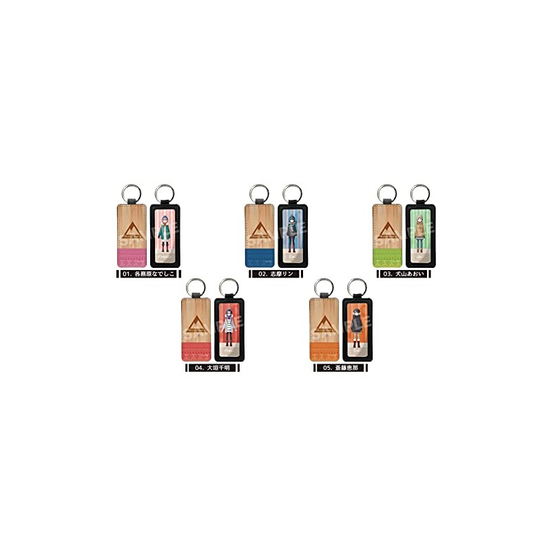 [Yurucamp SEASON 2] Leather Key Chain /03 Aoi Inuyama