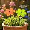 5pcs Garden Flower Stakes, Daisy-Style