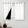 BGment Short 100% Blackout Curtains for Bedroom, Thermal Insulated Energy