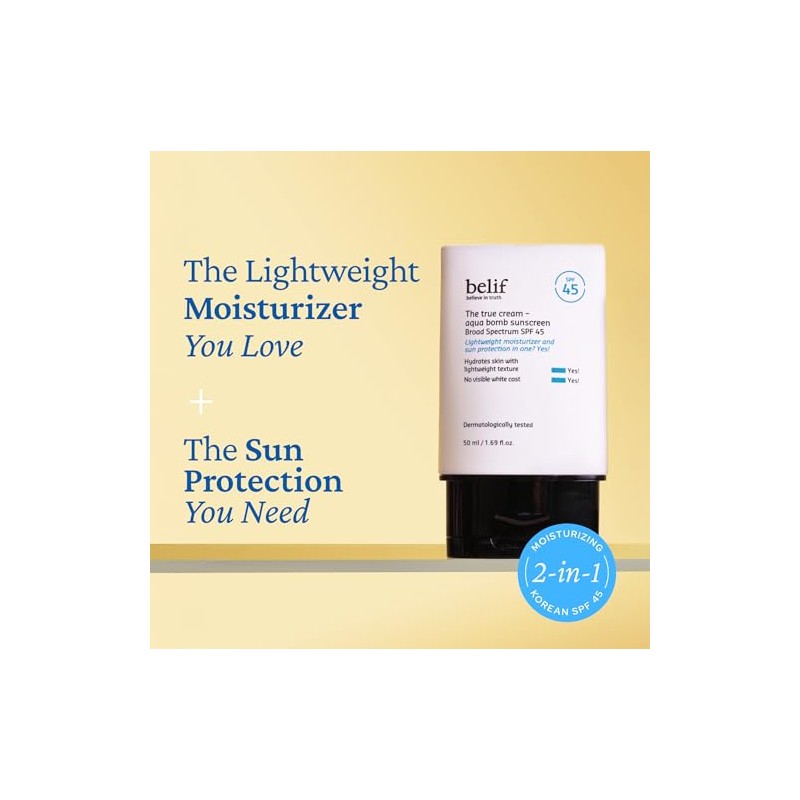 belif Aqua Bomb Protector solar de amplio espectro SPF 50