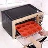 Zuvo Silicon Muffin Tray 12 Cups - Non Stick Baking