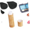 Minkissy Bamboo Lip Balm Tubes Caps Refillable Containers for Diy