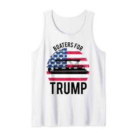 Boaters For Trump 2020 Funny Pro Trump 2020 Election Tank Top