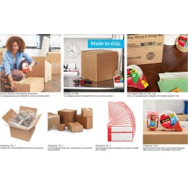 Scotch 1.88 in. x 22.2 yds. Heavy Duty Shipping Packaging Tape with Dispenser