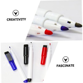 Operitacx 9St trocken abwischbarer Stift Whiteboard Radiergummis weißer Markierungsstift schwarzer Radiergummi Etiketten trocken abwischbare Stifte kleine trocken abwischbare Marker Plastik