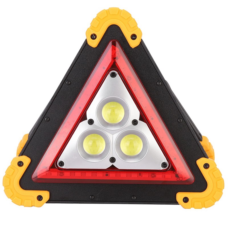 Car Warning Triangular Lamp Emergency Safety Lamp 6500K 10W IP67