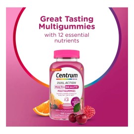 Centrum Multi + Beauty Pelo Piel Uñas 100 Gomitas Americano