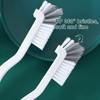 2 Pcs White Small Washing Up Brush, Versatile Washing Up