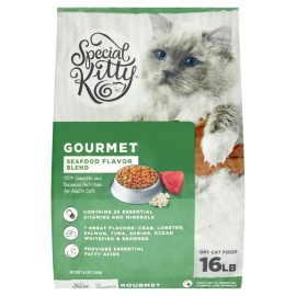 SPECIAL KITTY GOURMET SEAFOOD FLAVOR ADULT CAT FOOD 16 lb