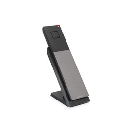 Snom HD3 DECT Handset for HD351W, Cordless Extension Handset with Charging Cradle, Speed Dial, Handsfree Calling, Anti-Bacterial Case, Up to 5 Handsets, Gun Metal