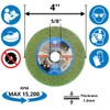 25PACK - 4" Cutting Wheels for Metal, Arbor 5/8", Stainless